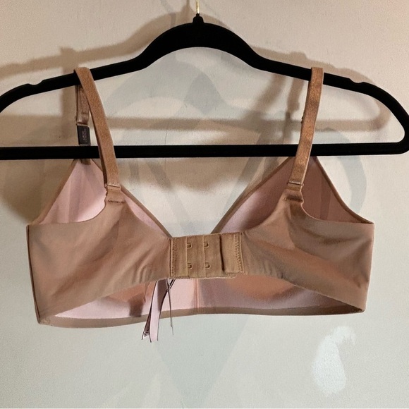 LA VIE EN ROSE SZ 32 DD No Underwire Padded Adjustable Straps Back Beige Bra - Picture 3 of 7